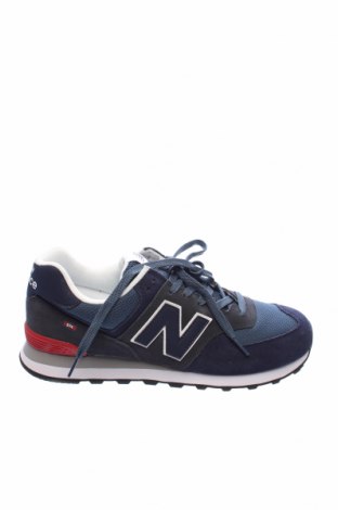 Ανδρικά παπούτσια New Balance, Μέγεθος 45, Χρώμα Μπλέ, Φυσικό σουέτ, κλωστοϋφαντουργικά προϊόντα, Τιμή 73,06 €
