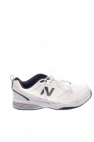 Мъжки обувки New Balance, Размер 51, Цвят Бял, Естествена кожа, еко кожа, текстил, Цена 84,55 лв.