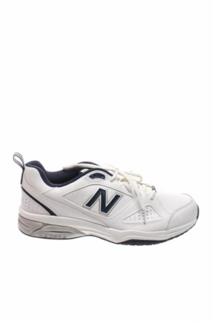 Ανδρικά παπούτσια New Balance, Μέγεθος 46, Χρώμα Λευκό, Γνήσιο δέρμα, δερματίνη, κλωστοϋφαντουργικά προϊόντα, Τιμή 104,54 €