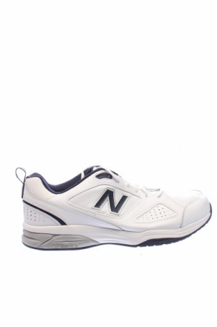 Мъжки обувки New Balance, Размер 51, Цвят Бял, Естествена кожа, еко кожа, Цена 84,55 лв.