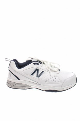Мъжки обувки New Balance, Размер 46, Цвят Бял, Еко кожа, Цена 157,70 лв.
