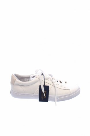 Ανδρικά παπούτσια Polo By Ralph Lauren, Μέγεθος 43, Χρώμα Λευκό, Κλωστοϋφαντουργικά προϊόντα, Τιμή 104,28 €