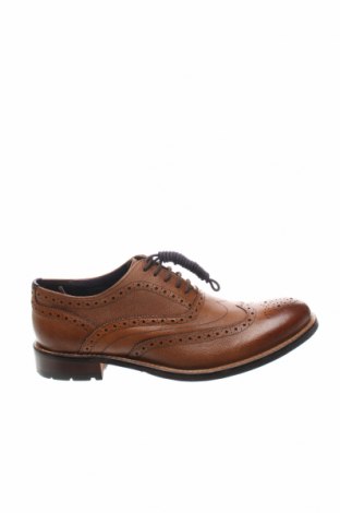 Мъжки обувки Ted Baker, Размер 44, Цвят Кафяв, Естествена кожа, Цена 194,25 лв.