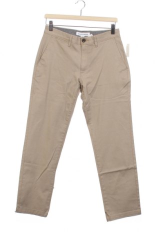 Pantaloni de bărbați, Mărime S, Culoare Bej, 97% bumbac, 3% elastan, Preț 120,88 Lei