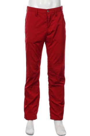 Мъжки панталон Alberto, Размер M, Цвят Червен, Полиестер, Цена 44,10 лв.