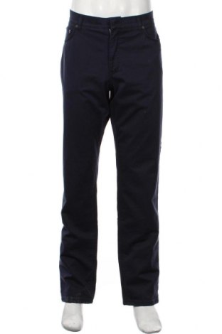 Pantaloni de bărbați Brax, Mărime L, Culoare Albastru, 97% bumbac, 3% elastan, Preț 435,20 Lei