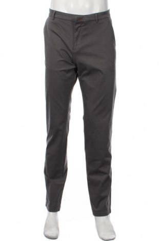 Pantaloni de bărbați Bugatti, Mărime L, Culoare Gri, 96% bumbac, 4% elastan, Preț 504,27 Lei
