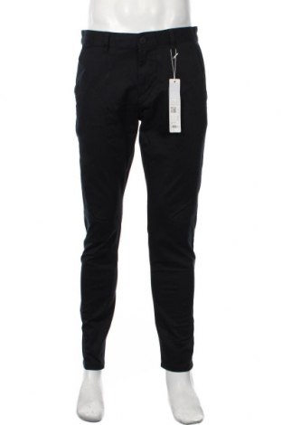 Pantaloni de bărbați Edc By Esprit, Mărime L, Culoare Albastru, 97% bumbac, 3% elastan, Preț 318,26 Lei