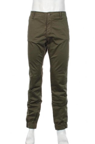 Męskie spodnie Esprit, Rozmiar L, Kolor Zielony, 98% bawełna, 2% elastyna, Cena 111,95 zł