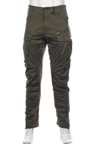 Мъжки панталон G-Star Raw, Размер M, Цвят Зелен, 97% памук, 3% еластан, Цена 160,30 лв.