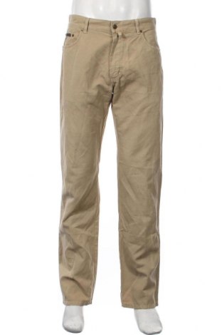 Ανδρικό παντελόνι Gant, Μέγεθος L, Χρώμα  Μπέζ, 63% βαμβάκι, 37% λινό, Τιμή 43,30 €