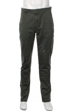 Pantaloni de bărbați Goodthreads, Mărime L, Culoare Verde, 97% bumbac, 3% elastan, Preț 231,91 Lei