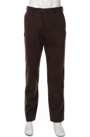 Мъжки панталон Hackett, Размер L, Цвят Кафяв, Памук, Цена 66,50 лв.