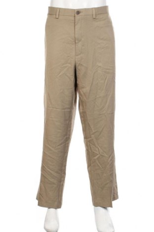 Мъжки панталон Haggar, Размер XXL, Цвят Бежов, Полиестер, Цена 61,42 лв.