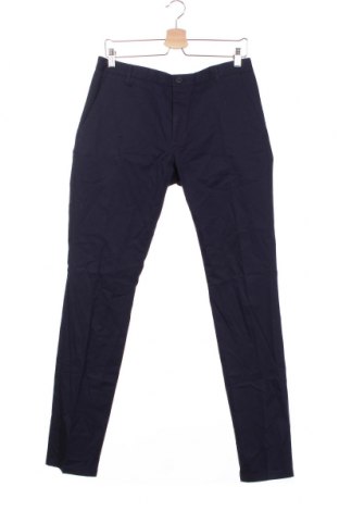Мъжки панталон Hugo Boss, Размер M, Цвят Син, 97% памук, 3% еластан, Цена 138,00 лв.
