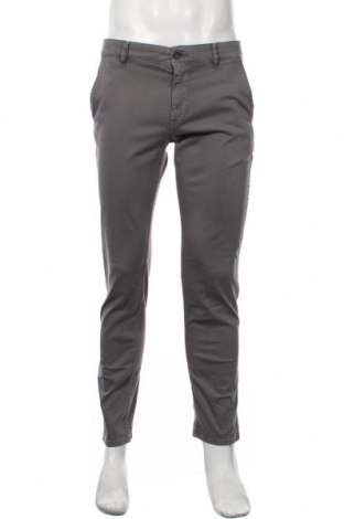 Мъжки панталон Hugo Boss, Размер M, Цвят Сив, 97% памук, 3% еластан, Цена 272,30 лв.