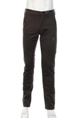 Pantaloni de bărbați Lee Cooper, Mărime M, Culoare Verde, 98% bumbac, 2% elastan, Preț 219,57 Lei