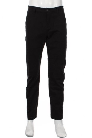 Pantaloni de bărbați Meraki, Mărime M, Culoare Negru, 97% bumbac, 3% elastan, Preț 219,57 Lei