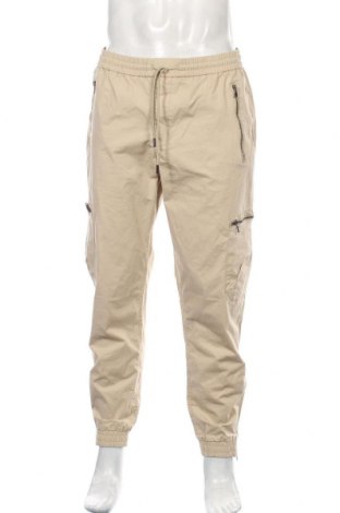 Мъжки панталон River Island, Размер XL, Цвят Бежов, 97% памук, 3% еластан, Цена 76,50 лв.