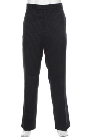 Мъжки панталон S.Oliver, Размер XL, Цвят Черен, 60% вълна, 38% полиестер, 2% еластан, Цена 43,05 лв.
