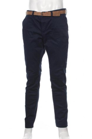 Pantaloni de bărbați Tom Tailor, Mărime L, Culoare Albastru, 98% bumbac, 2% elastan, Preț 226,97 Lei