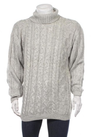 Мъжки пуловер, Размер XL, Цвят Сив, Акрил, Цена 33,60 лв.