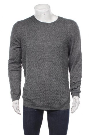 Мъжки пуловер ASOS, Размер XL, Цвят Сив, 55% полиамид, 30% мерино, 15% акрил, Цена 33,60 лв.