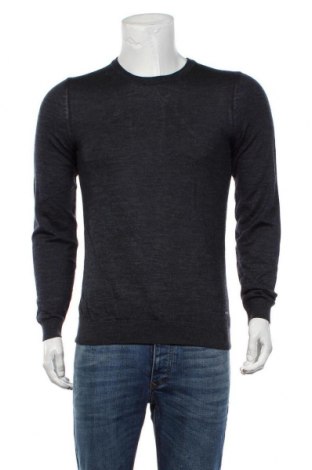 Мъжки пуловер Hugo Boss, Размер M, Цвят Син, Вълна, Цена 129,15 лв.