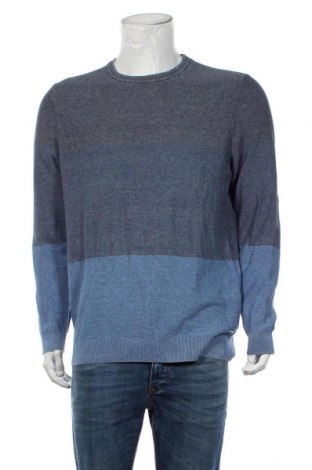 Мъжки пуловер Hugo Boss, Размер XXL, Цвят Син, Цена 129,15 лв.