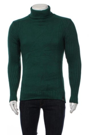 Мъжки пуловер Red Wood, Размер M, Цвят Зелен, Памук, Цена 33,60 лв.
