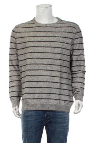 Мъжки пуловер S.Oliver, Размер XXL, Цвят Сив, 69% памук, 31% акрил, Цена 33,60 лв.