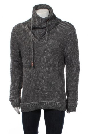 Мъжки пуловер Violento, Размер XXL, Цвят Сив, 70% акрил, 30% вълна, Цена 29,40 лв.