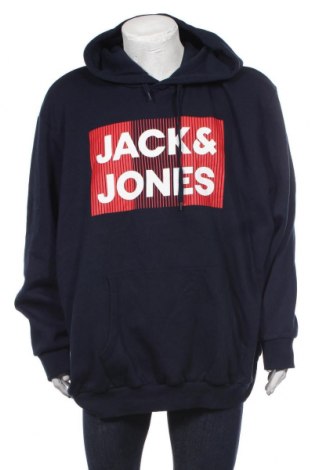 Pánská mikina  Jack & Jones, Velikost 5XL, Barva Modrá, 70% bavlna, 30% polyester, Cena  696,00 Kč