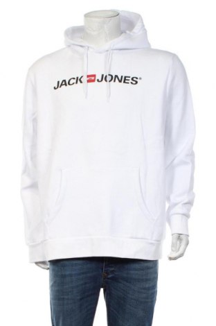 Pánská mikina  Jack & Jones, Velikost XXL, Barva Bílá, 70% bavlna, 30% polyester, Cena  1 076,00 Kč