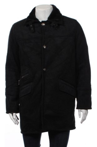 Мъжко палто AE, Размер M, Цвят Черен, 45% полиамид, 45% полиестер, 10% памук, Цена 72,45 лв.