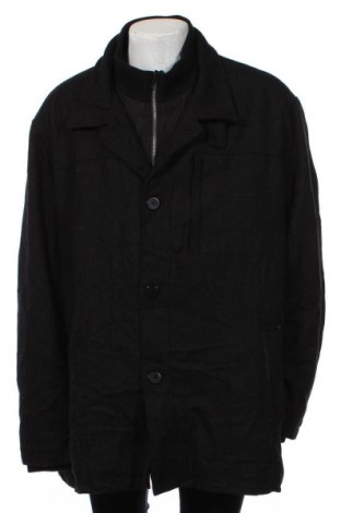 Мъжко палто Canda, Размер 5XL, Цвят Черен, 51% вълна, 44% полиестер, 5% други материали, Цена 67,20 лв.