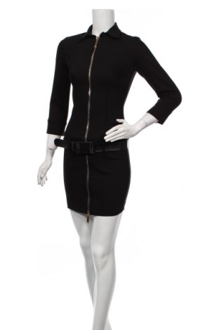 Sukienka Elisabetta Franchi, Rozmiar M, Kolor Czarny, 65% bawełna, 30% poliamid, 5% elastyna, Cena 796,44 zł