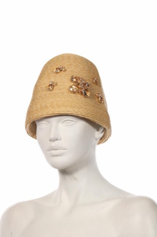 Καπέλο Ermanno Scervino, Χρώμα  Μπέζ, Άλλα υλικά, Τιμή 227,71 €