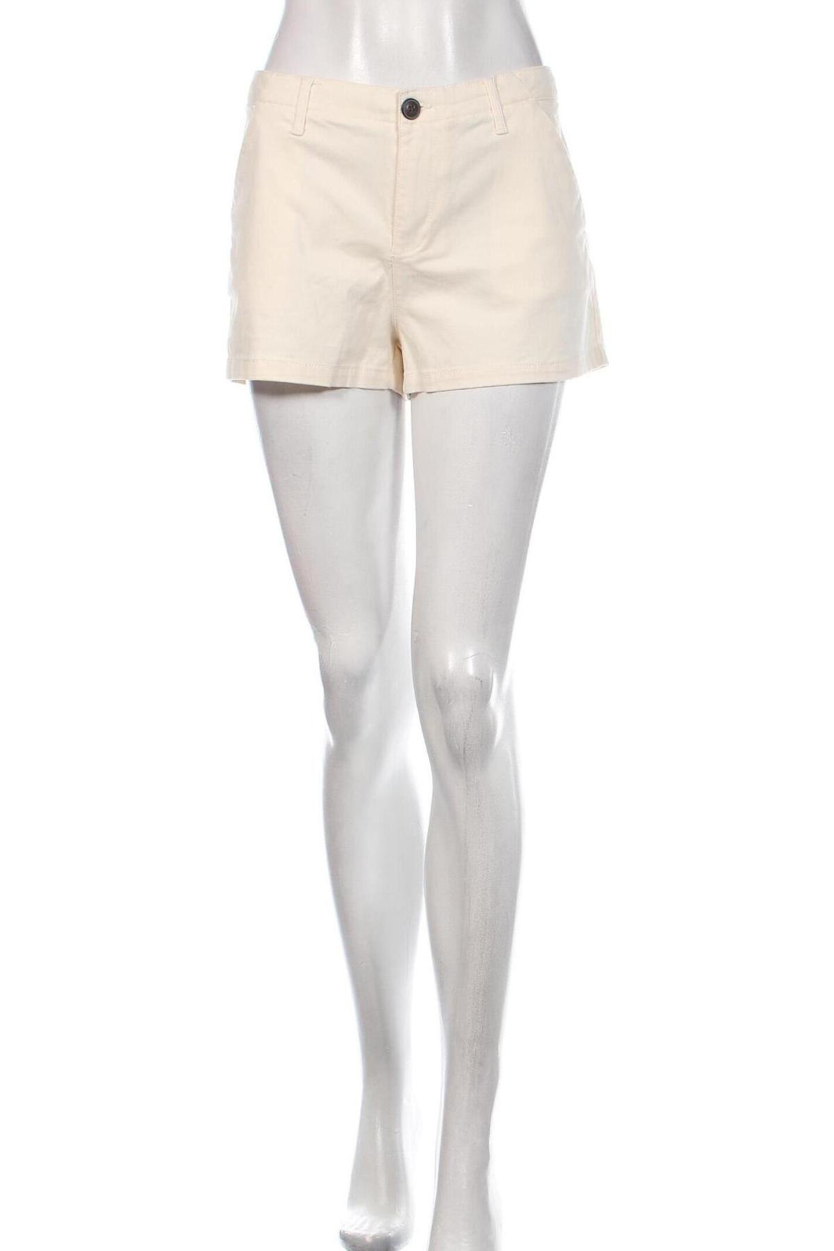 Дамски къс панталон Superdry, Размер L, Цвят Екрю, Цена 19,80 лв.