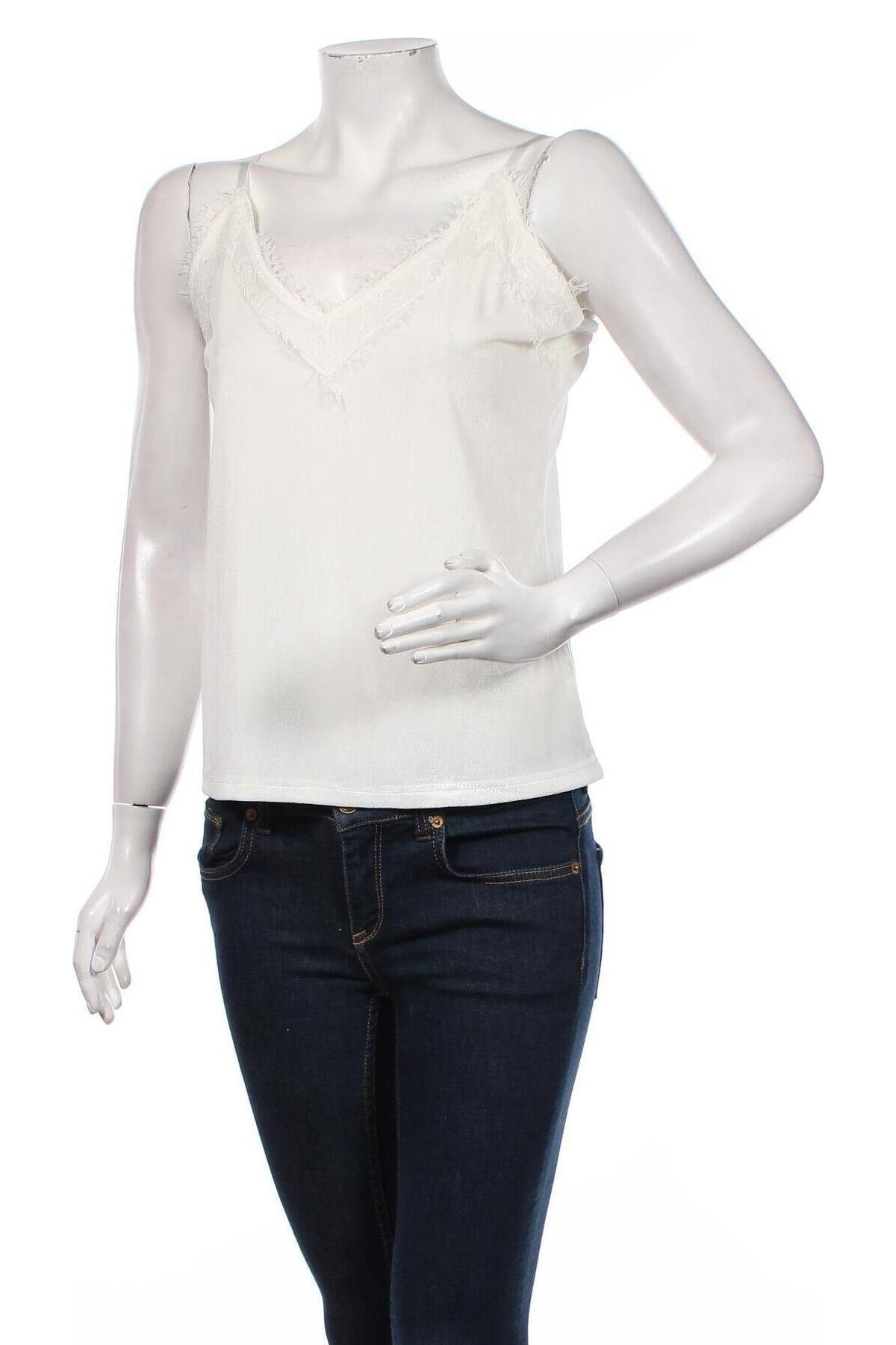 Γυναικείο αμάνικο μπλουζάκι Faina, Μέγεθος XL, Χρώμα Λευκό, Τιμή 56,19 €