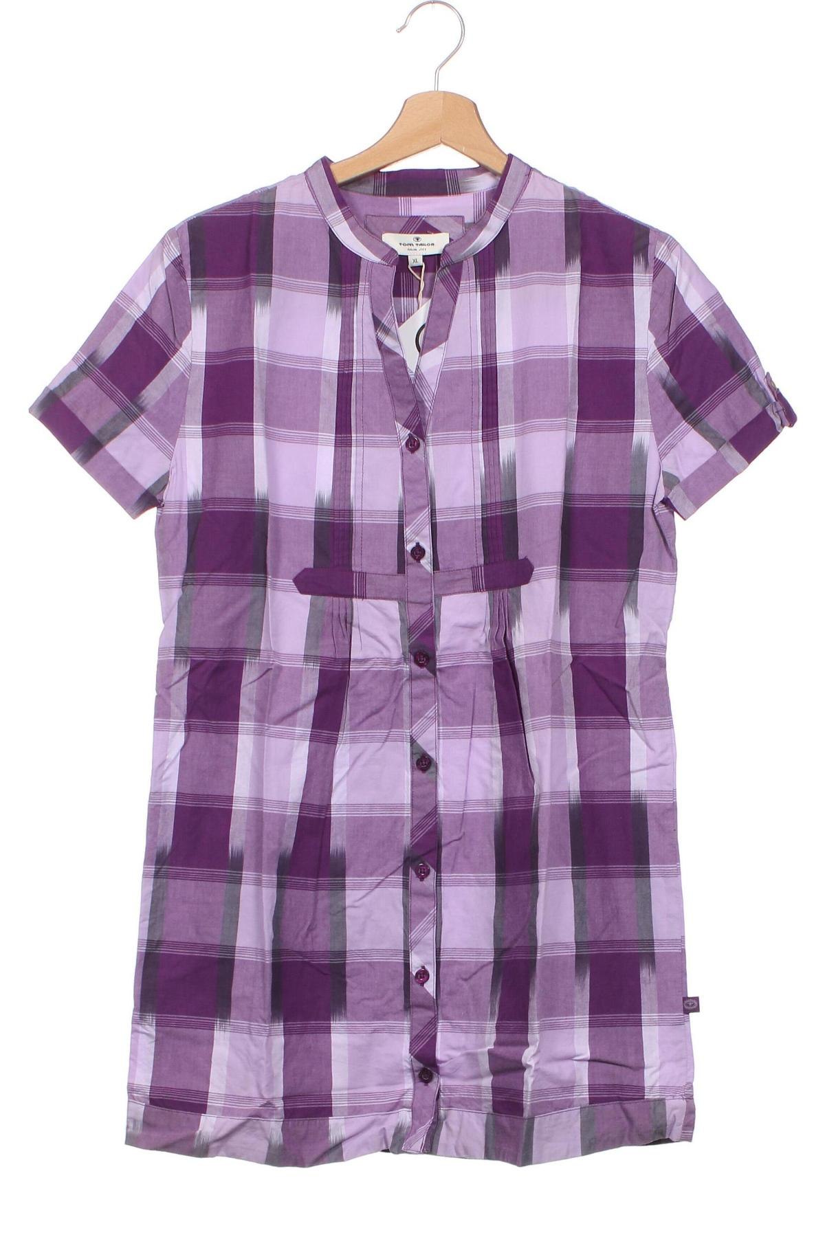 Детска риза Tom Tailor, Размер 15-18y/ 170-176 см, Цвят Лилав, Цена 49,00 лв.