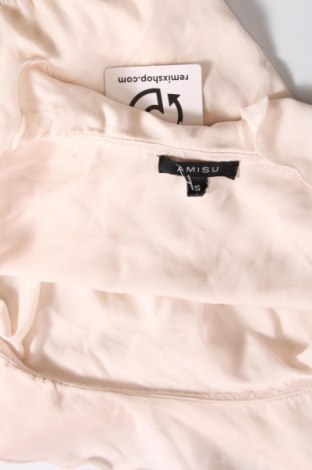 Γυναικείο αμάνικο μπλουζάκι Amisu, Μέγεθος S, Χρώμα  Μπέζ, Τιμή 5,12 €
