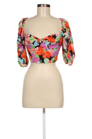 Дамска блуза Bershka, Размер L, Цвят Многоцветен, Цена 6,20 лв.