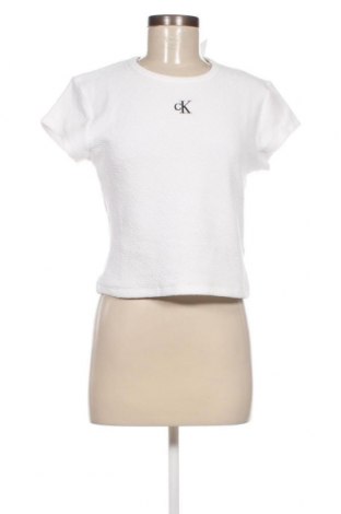 Γυναικεία μπλούζα Calvin Klein, Μέγεθος L, Χρώμα Λευκό, Τιμή 34,28 €