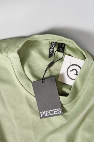 Γυναικεία μπλούζα Pieces, Μέγεθος XS, Χρώμα Πράσινο, Τιμή 4,63 €