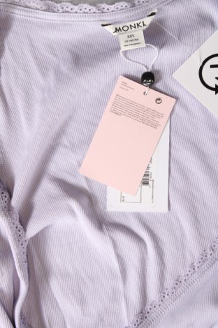 Damen Shirt Monki, Größe XXS, Farbe Lila, Preis € 2,14