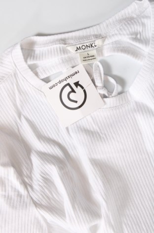 Damen Shirt Monki, Größe L, Farbe Weiß, Preis 2,92 €