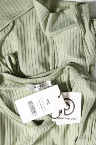 Дамска блуза NA-KD, Размер XXL, Цвят Зелен, Цена 5,04 лв.