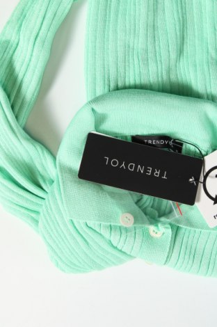 Γυναικεία ζακέτα Trendyol, Μέγεθος M, Χρώμα Πράσινο, Τιμή 5,38 €