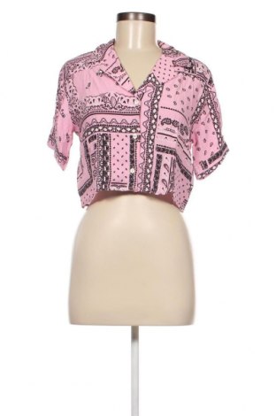 Γυναικείο πουκάμισο Bershka, Μέγεθος XS, Χρώμα Πολύχρωμο, Τιμή 6,39 €